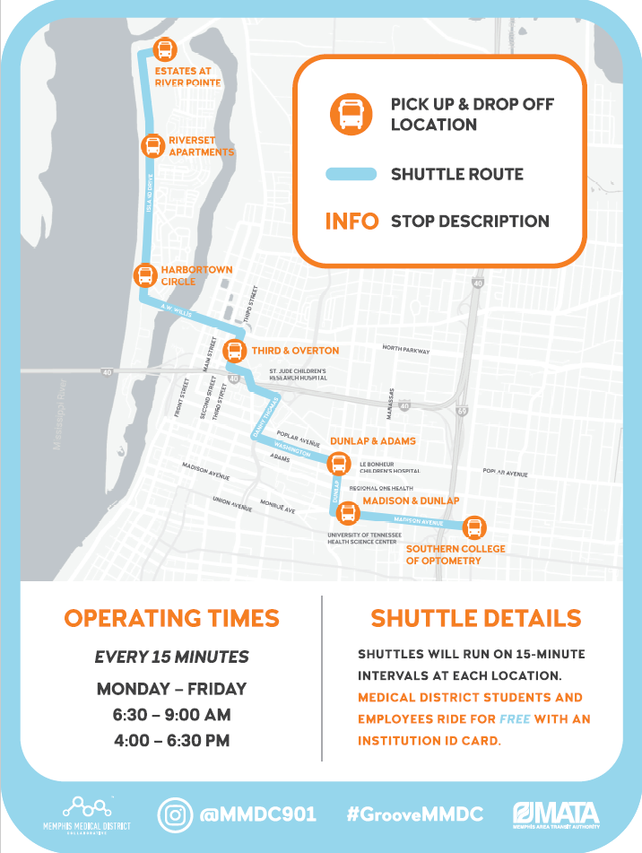 Groove Shuttle Map